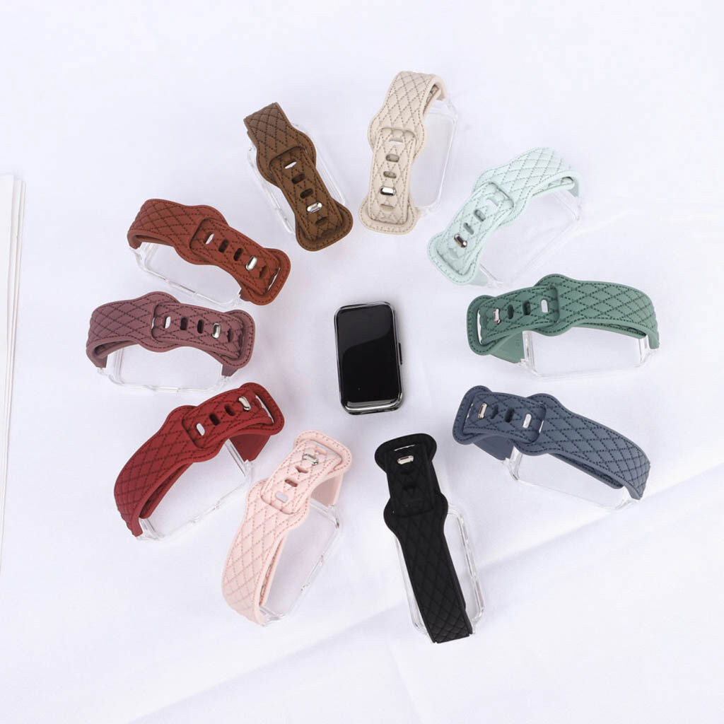 Ремінець Xiaomi Mi Band 9 Active, Rhombus Strap, Бежевий - № 5 Ремінець Xiaomi Mi Band 9 Active, Rhombus Strap, Бежевий - № 5