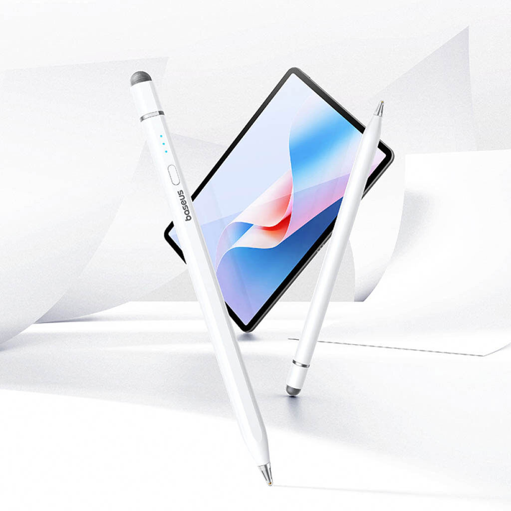 Стілус Baseus B0004F01 Wise Writing HN1, Білий - № 3 Стілус Baseus B0004F01 Wise Writing HN1, Білий - № 3