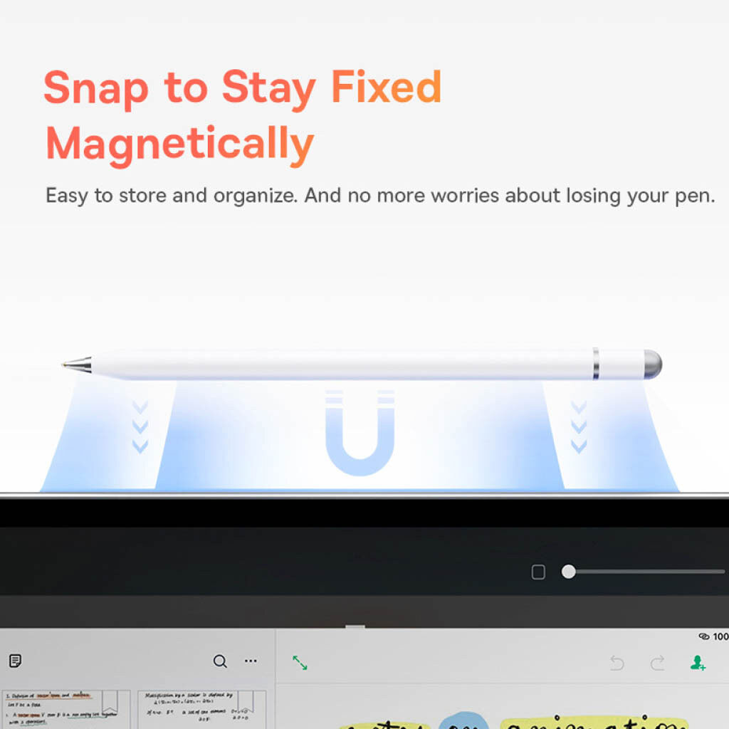 Стілус Baseus B0004F01 Wise Writing HN1, Білий - № 7 Стілус Baseus B0004F01 Wise Writing HN1, Білий - № 7