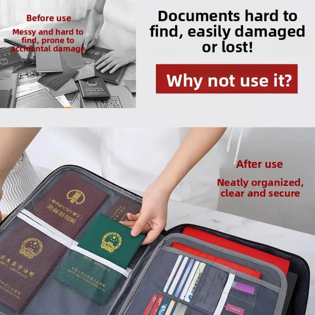 Сумка-органайзер для документов, Серый - № 4 Сумка-органайзер для документов, Серый - № 4