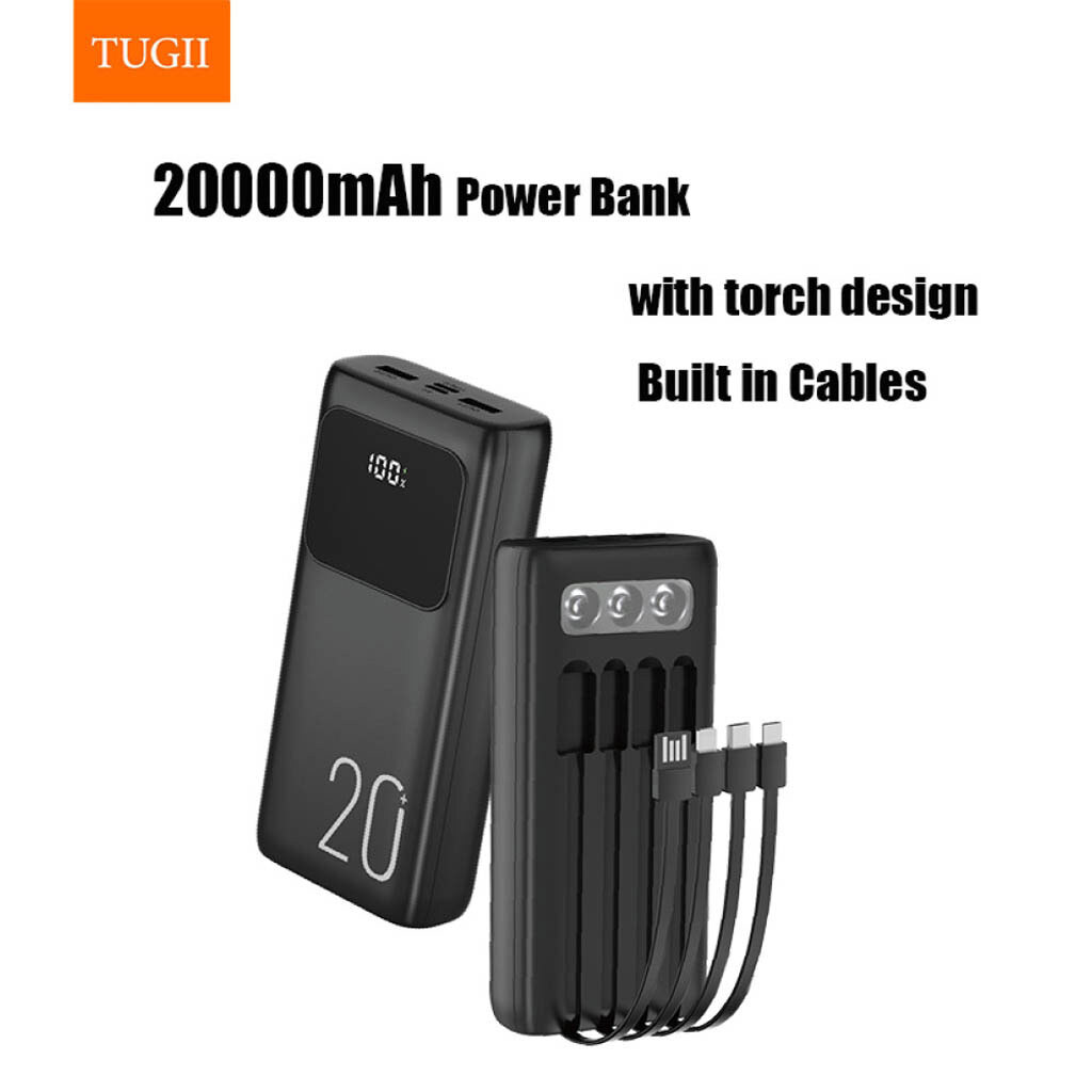 Портативная батарея (Power Bank) WUW Y21 TUGI, 20000 mAh, Черный - № 6 Портативная батарея (Power Bank) WUW Y21 TUGI, 20000 mAh, Черный - № 6