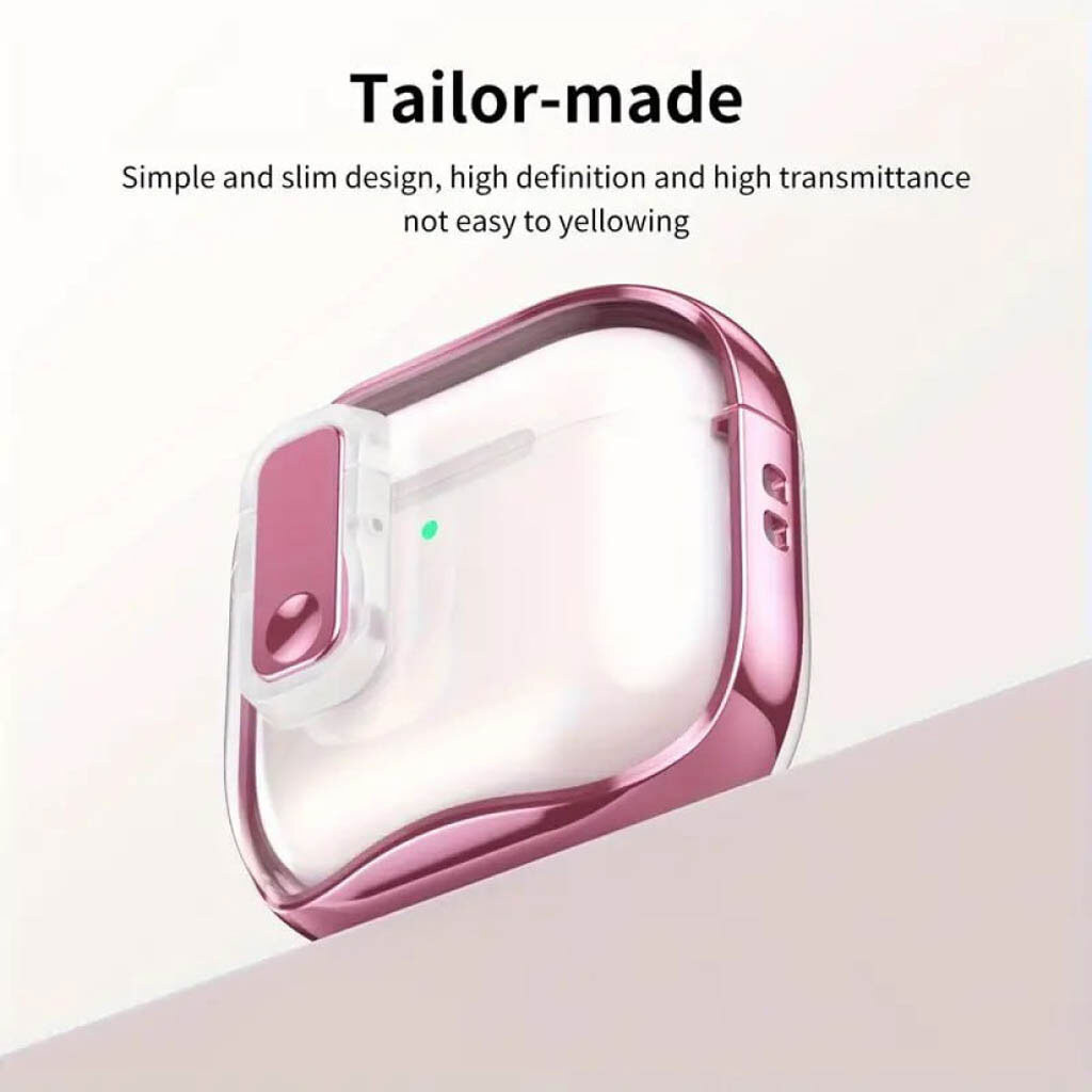 Чехол (накладка) Apple AirPods 4, Deexe Crystal Color, Зеленый - № 5 Чехол (накладка) Apple AirPods 4, Deexe Crystal Color, Зеленый - № 5