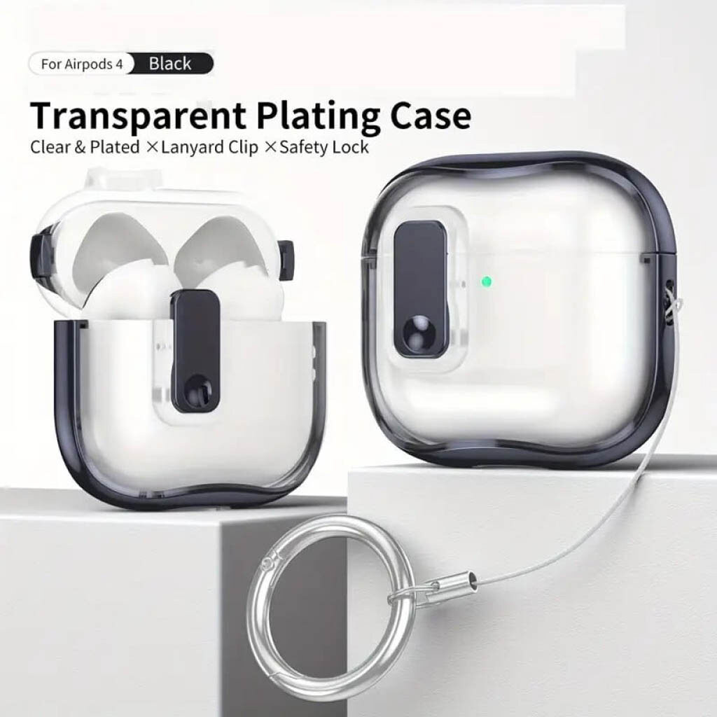 Чехол (накладка) Apple AirPods Pro 3, Deexe Crystal Color, Зеленый - № 7 Чехол (накладка) Apple AirPods Pro 3, Deexe Crystal Color, Зеленый - № 7