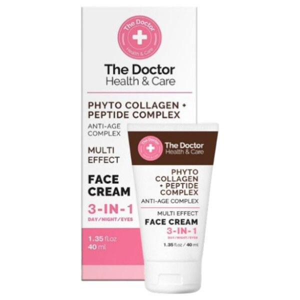 Крем для обличчя The Doctor Health & Care "Phyto Collagen-Peptide Complex Face Cream", 3в1, 40мл - № 2 Крем для обличчя The Doctor Health & Care "Phyto Collagen-Peptide Complex Face Cream", 3в1, 40мл - № 2