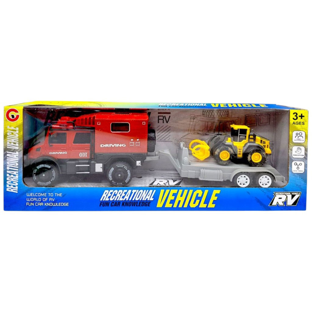 Автовоз інерційний, з трактором, у коробці, Mic - № 1 Автовоз інерційний, з трактором, у коробці, Mic - № 1