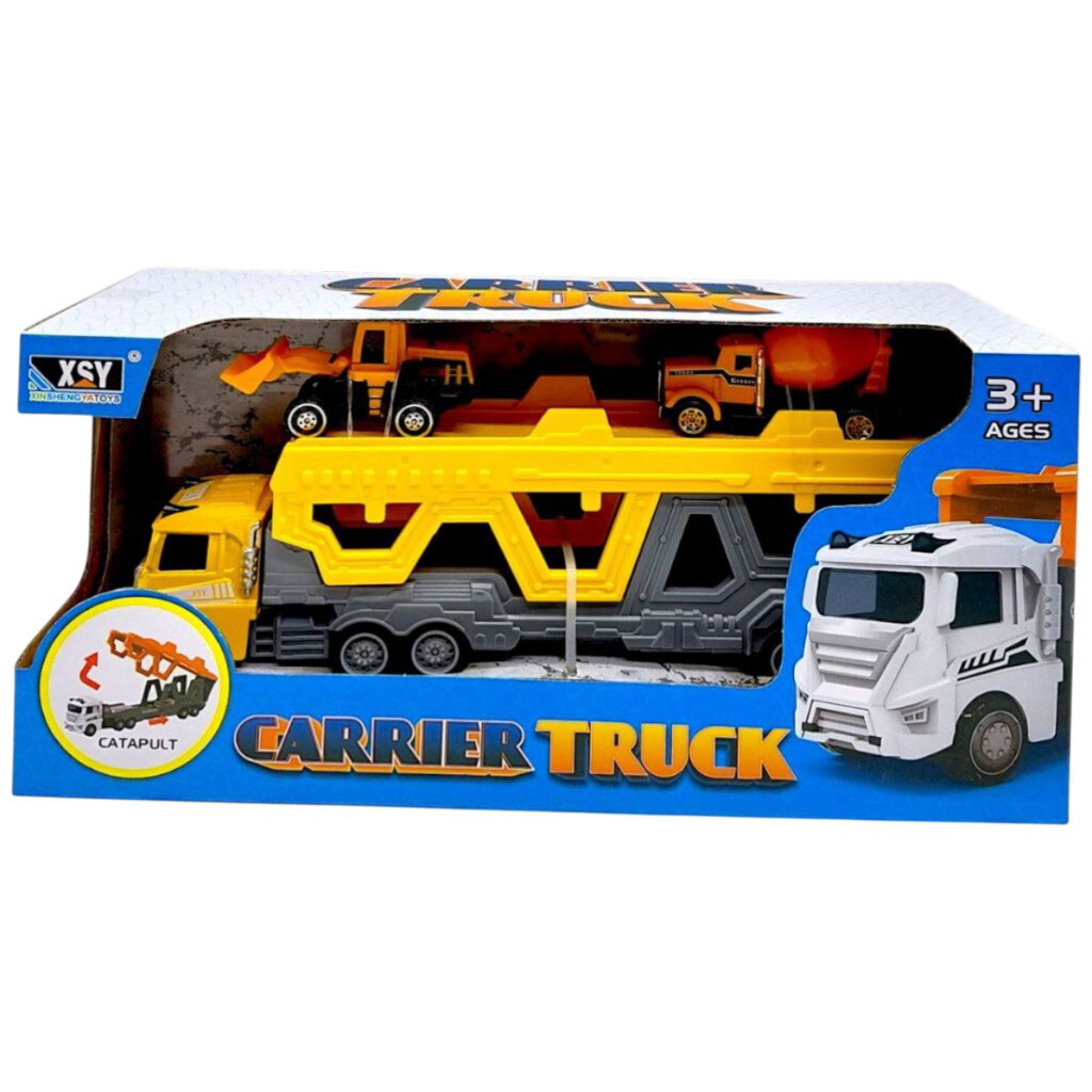 Автовоз с машинками в коробке, р.31x15x10см, Xinshengya Toys - № 1 Автовоз с машинками в коробке, р.31x15x10см, Xinshengya Toys - № 1