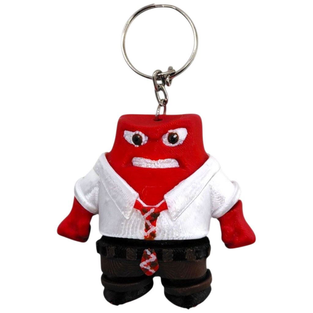 Брелок "Мыслями наизнанку: ГНЕВ", 3d печать, Mic - № 1 Брелок "Мыслями наизнанку: ГНЕВ", 3d печать, Mic - № 1