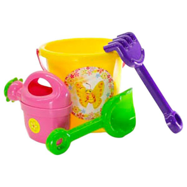 Відро з піщаним набором та лійкою, Doloni - № 1 Відро з піщаним набором та лійкою, Doloni - № 1