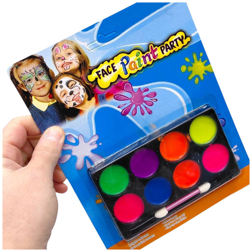 Грим для обличчя, 8 кольорів + аплікатор, Mic - № 2 Грим для обличчя, 8 кольорів + аплікатор, Mic - № 2