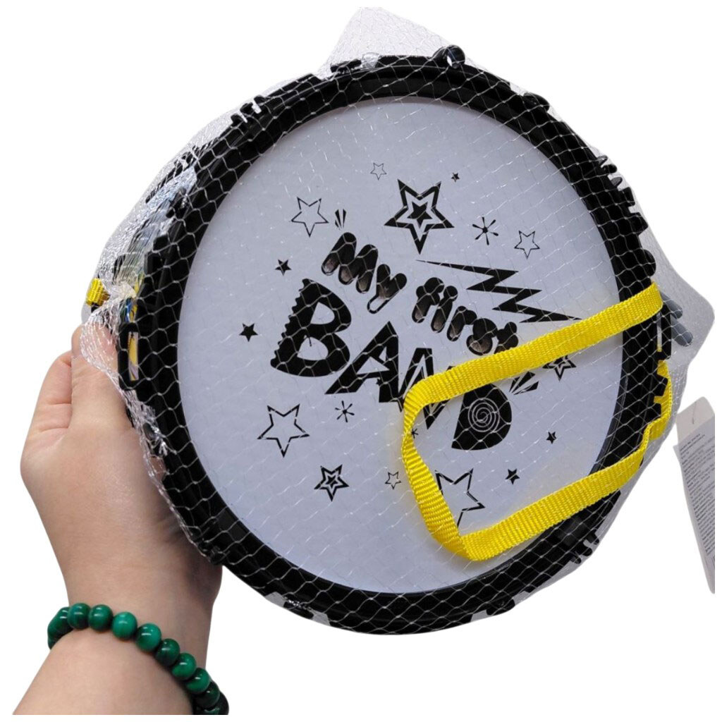 Детский барабан, размер 21x21x10 см, микс, Yg Toys - № 3 Детский барабан, размер 21x21x10 см, микс, Yg Toys - № 3