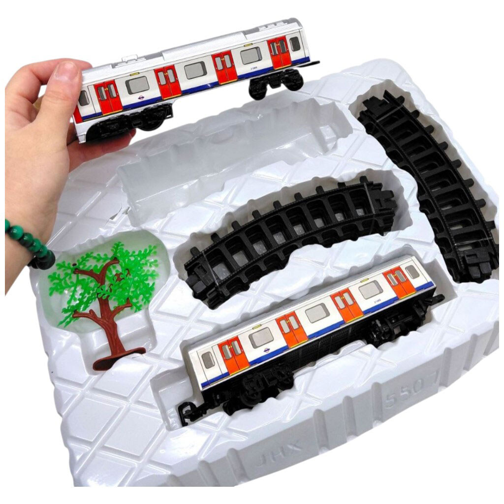 Железная дорога "Метро", на батарейках, в коробке р.36x6,5x25 см, Yg Toys - № 2 Железная дорога "Метро", на батарейках, в коробке р.36x6,5x25 см, Yg Toys - № 2
