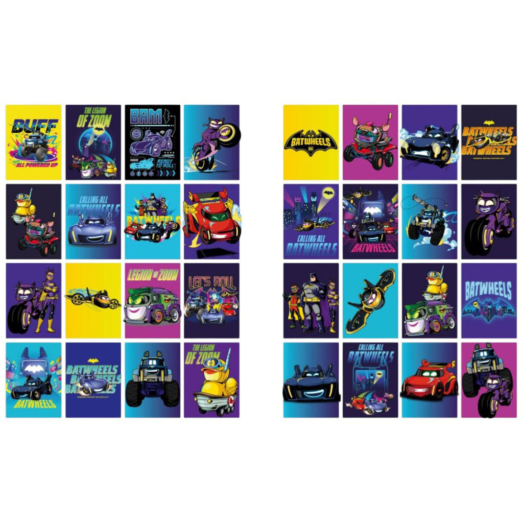 Книжка-раскраска со стикерами - Batman: Batwheels, Ідейка - № 3 Книжка-раскраска со стикерами - Batman: Batwheels, Ідейка - № 3