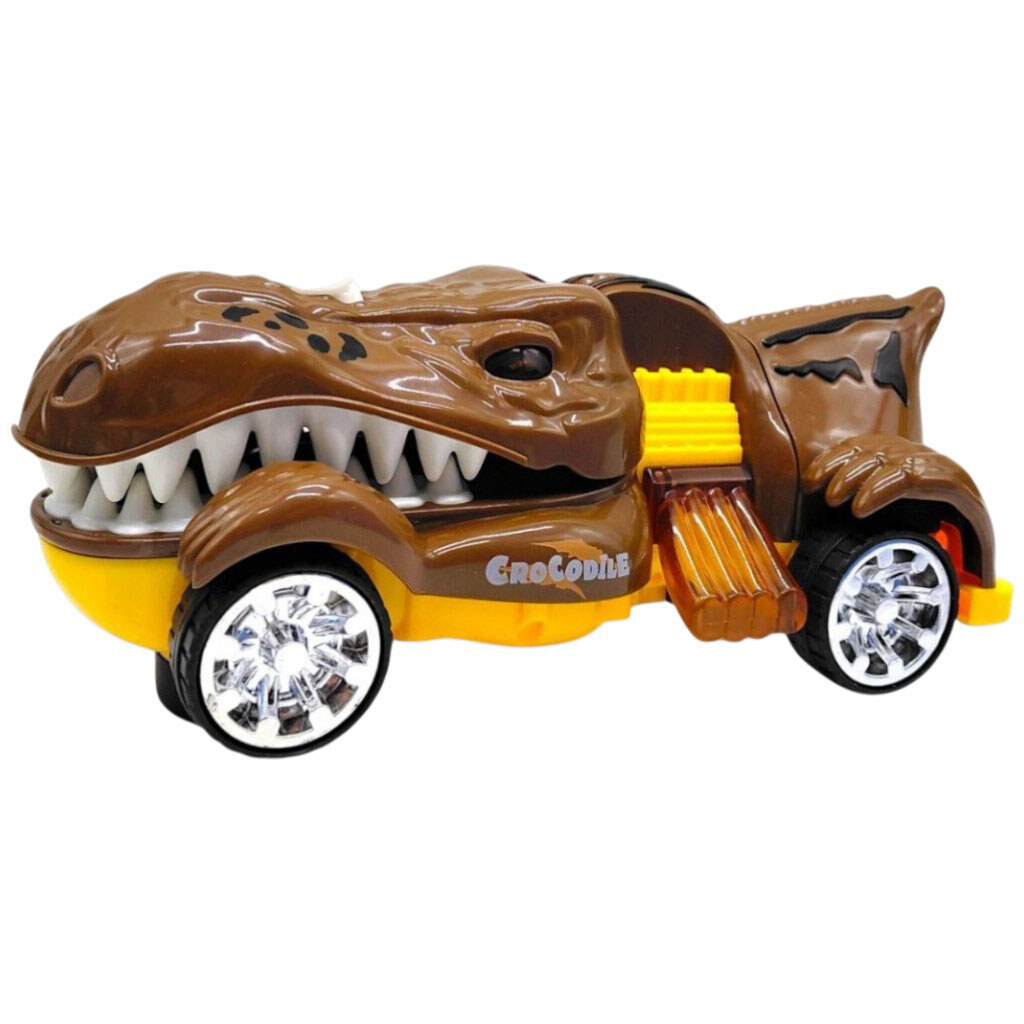 Машина "Крокодил", с дымом, светом и музыкой, в коробке р.22x8,8x10,4см, Rong Xian Yi - № 1 Машина "Крокодил", с дымом, светом и музыкой, в коробке р.22x8,8x10,4см, Rong Xian Yi - № 1