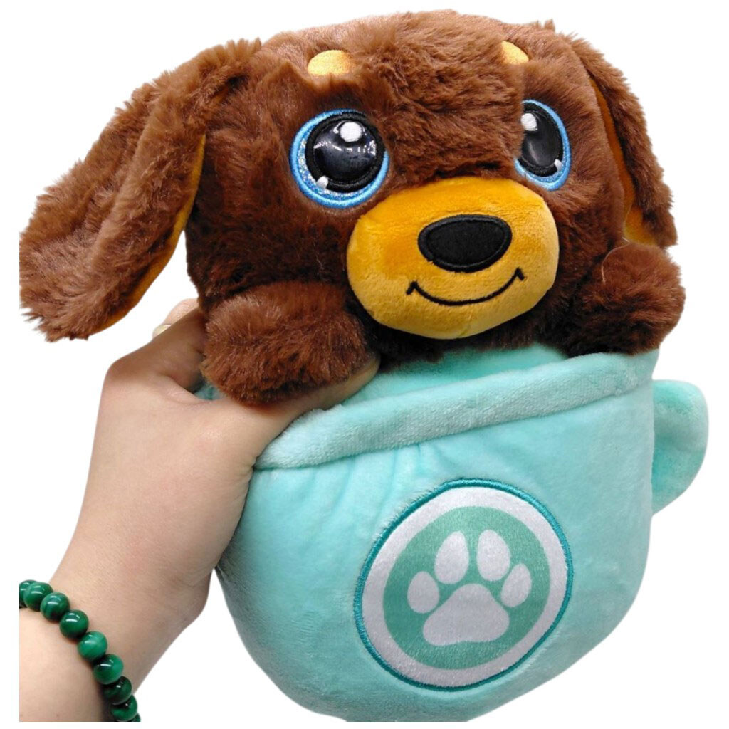 М'яка іграшка "Собачка в чашці", 25 см, Mic - № 2 М'яка іграшка "Собачка в чашці", 25 см, Mic - № 2