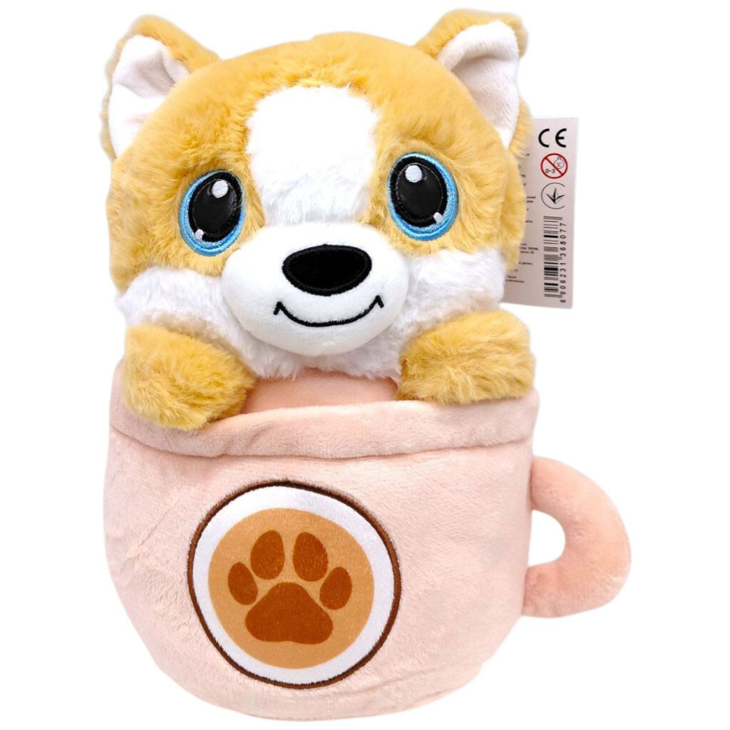 М'яка іграшка "Собачка в чашці", 25 см, Mic - № 1 М'яка іграшка "Собачка в чашці", 25 см, Mic - № 1