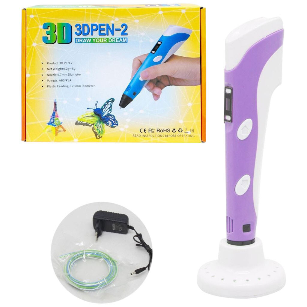 Набір 3D ручка в коробці, Mic - № 1 Набір 3D ручка в коробці, Mic - № 1