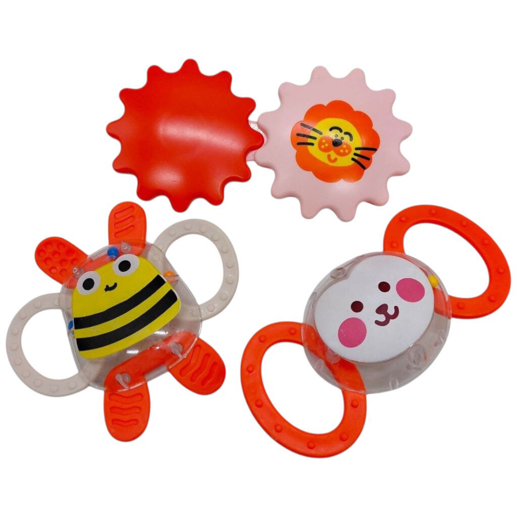 Набор погремушек, в шарик 3 шт. р.23x17 см, Yg Toys - № 1 Набор погремушек, в шарик 3 шт. р.23x17 см, Yg Toys - № 1