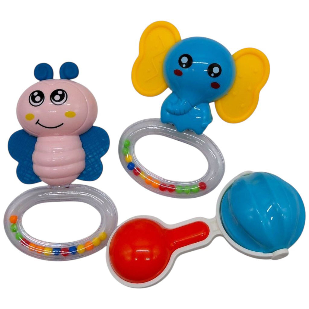 Набір брязкальця в кульц 3 шт. р.23x17 см, Yg Toys - № 1 Набір брязкальця в кульц 3 шт. р.23x17 см, Yg Toys - № 1