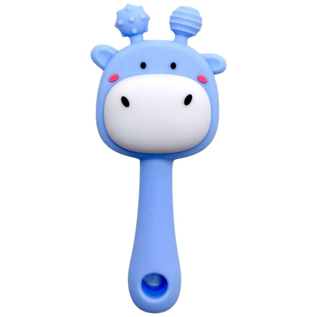 Силиконовый прорезыватель-погремушка "Жираф", Mega Zayka - № 1 Силиконовый прорезыватель-погремушка "Жираф", Mega Zayka - № 1