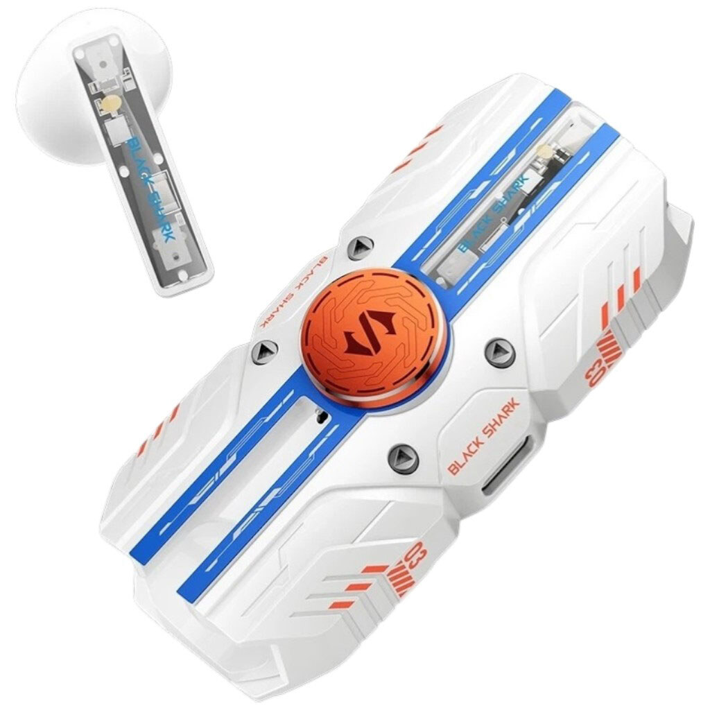 Bluetooth-гарнитура Black Shark Rokas 3, С микрофоном, Стерео, Белый - № 3 Bluetooth-гарнитура Black Shark Rokas 3, С микрофоном, Стерео, Белый - № 3