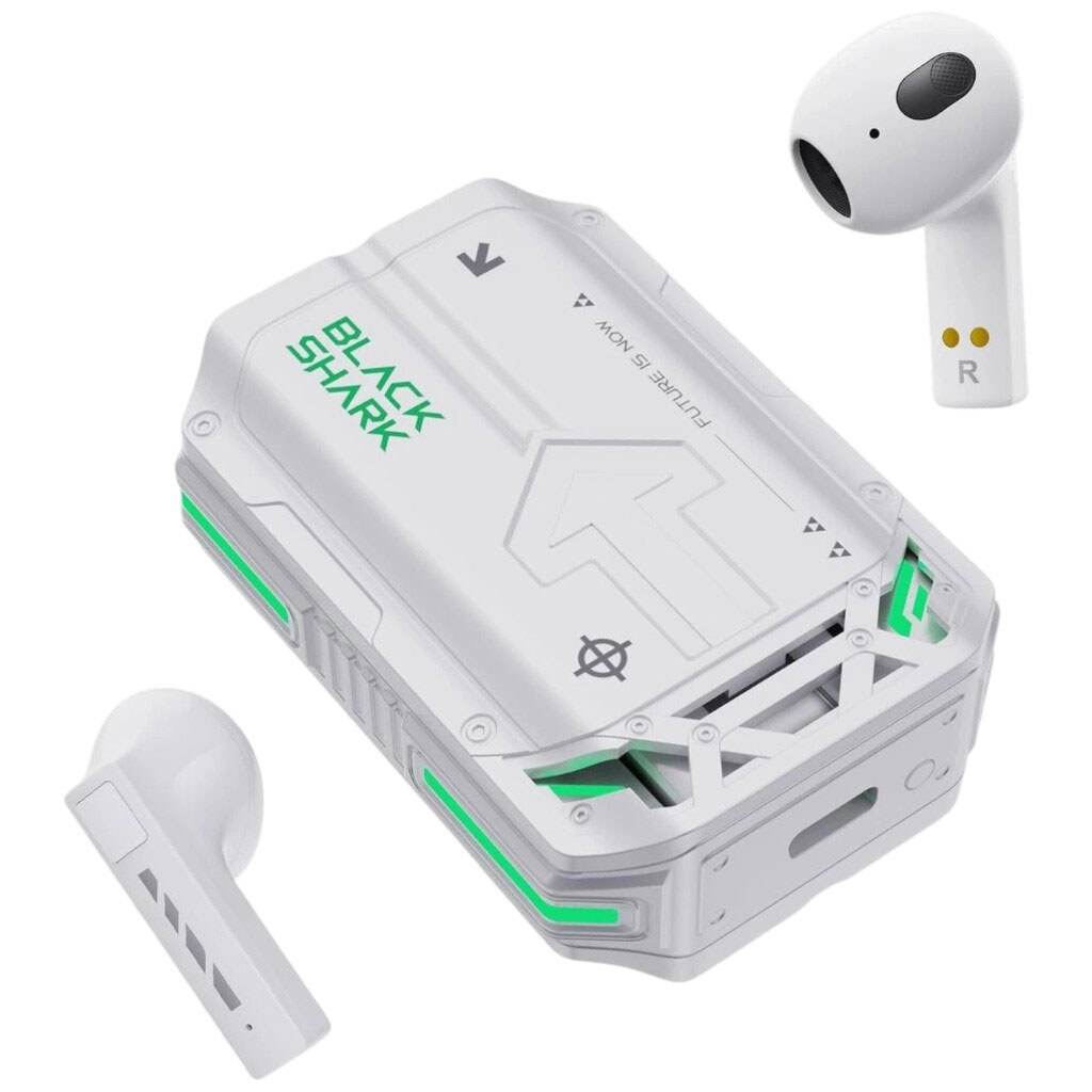 Bluetooth-гарнитура Black Shark T11, С микрофоном, Стерео, Белый - № 1 Bluetooth-гарнитура Black Shark T11, С микрофоном, Стерео, Белый - № 1