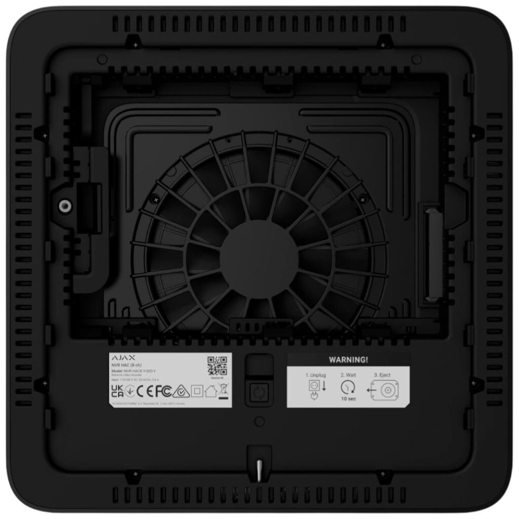 Відеореєстратор Ajax NVR HAC (16ch) ASP, Чорний - № 4 Відеореєстратор Ajax NVR HAC (16ch) ASP, Чорний - № 4