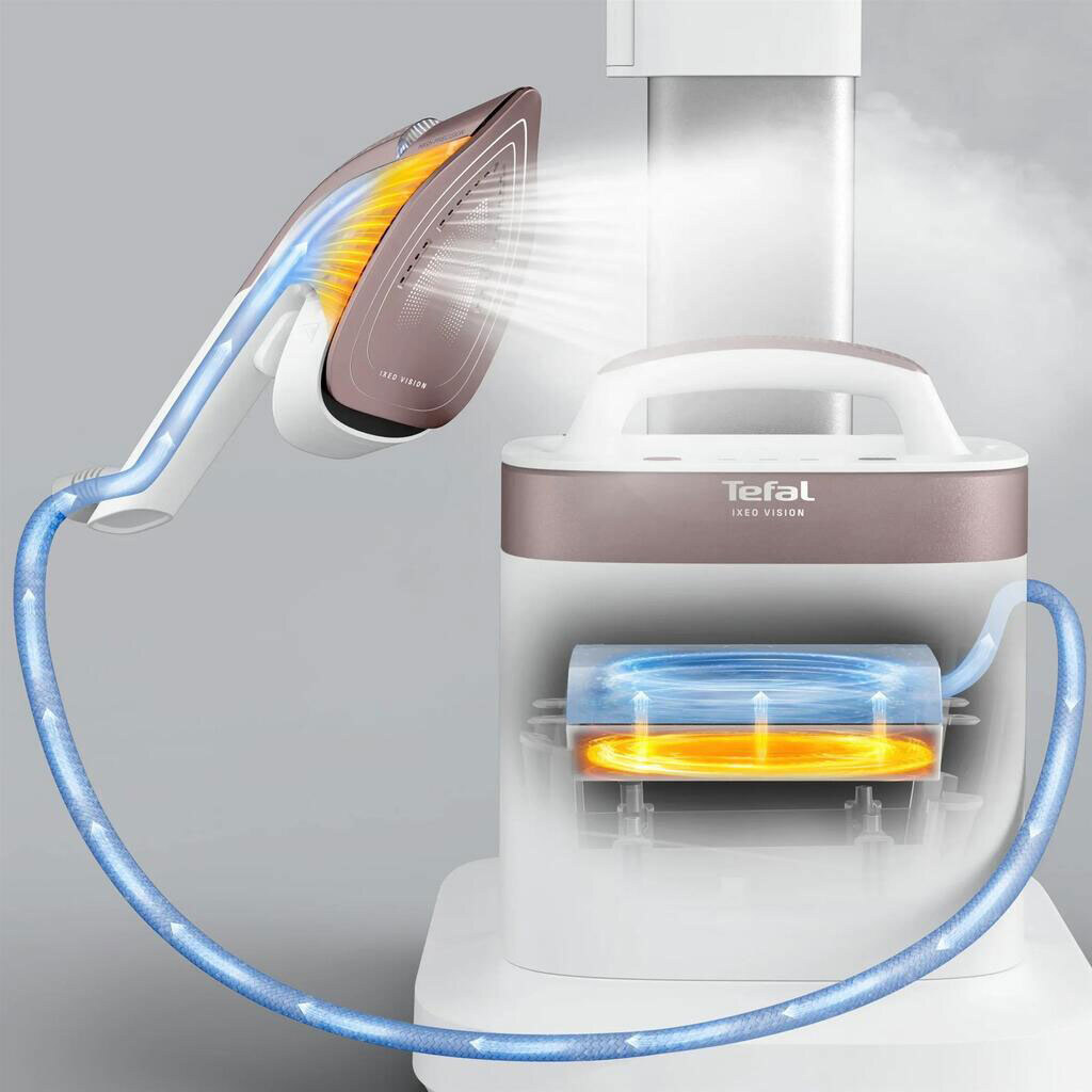 Отпариватель Tefal Ixeo Vision QT1811E0, Белый - № 12 Отпариватель Tefal Ixeo Vision QT1811E0, Белый - № 12