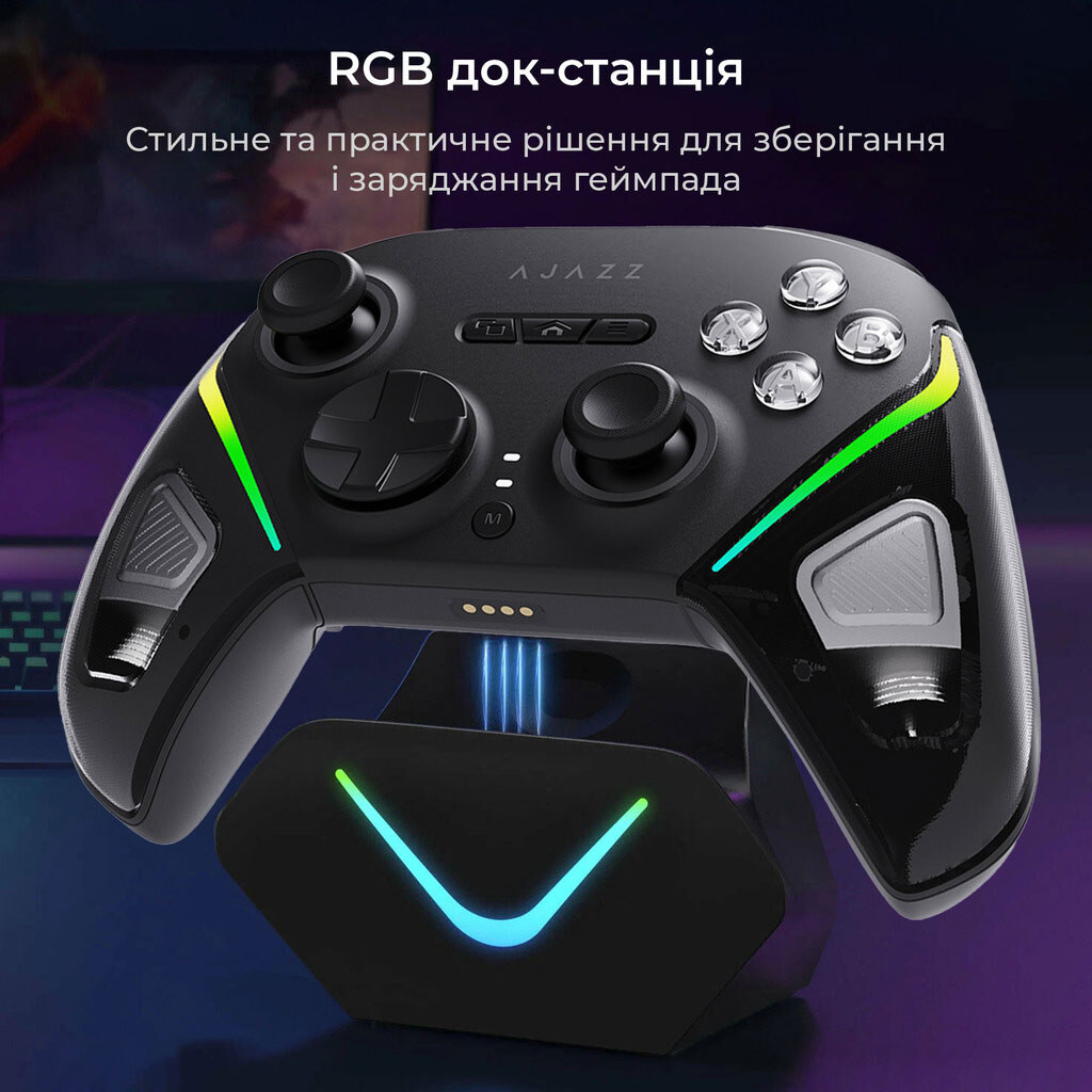 Геймпад Ajazz GP100S RGB, Черный - № 11 Геймпад Ajazz GP100S RGB, Черный - № 11