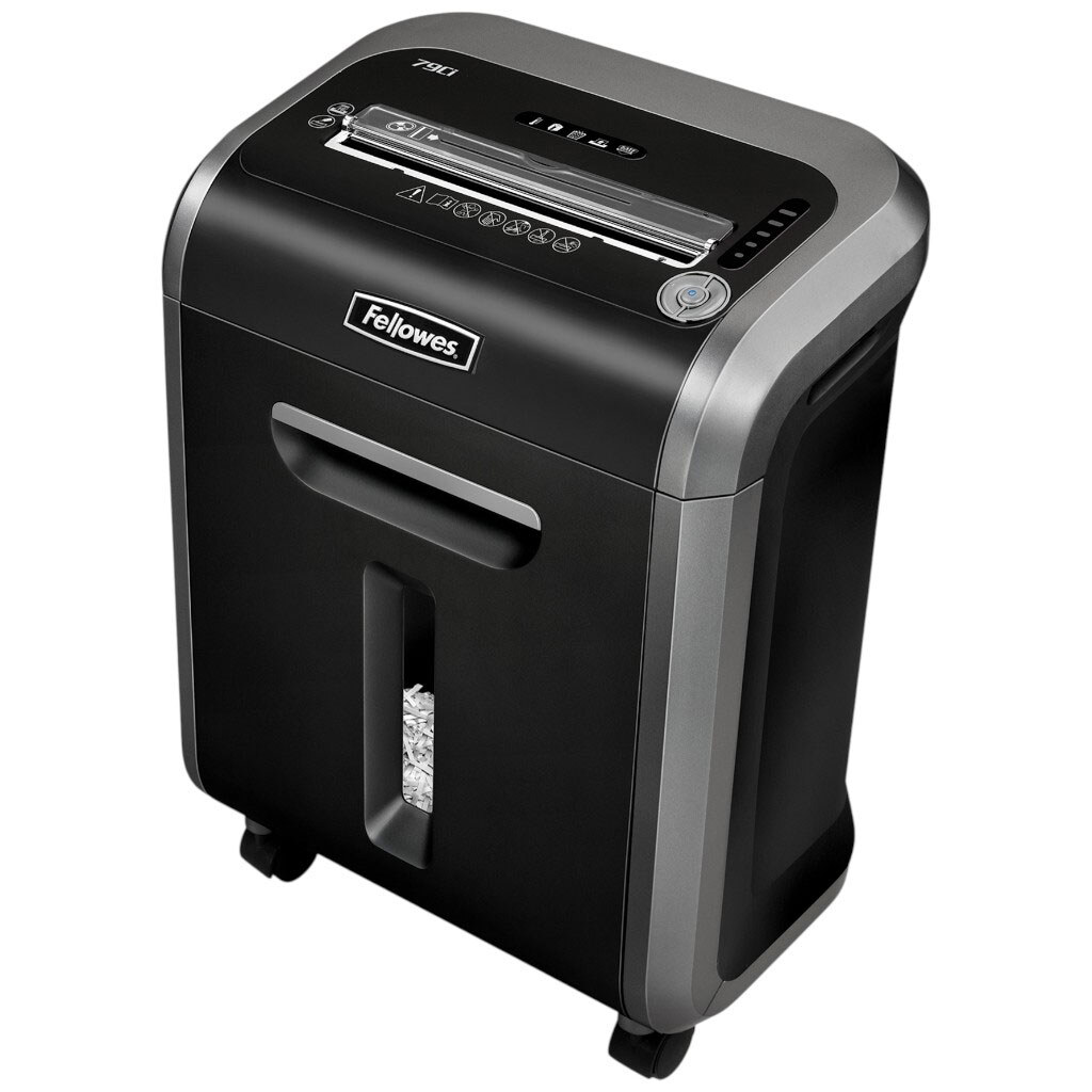 Уничтожитель документов Fellowes 79Ci, Черный - № 1 Уничтожитель документов Fellowes 79Ci, Черный - № 1
