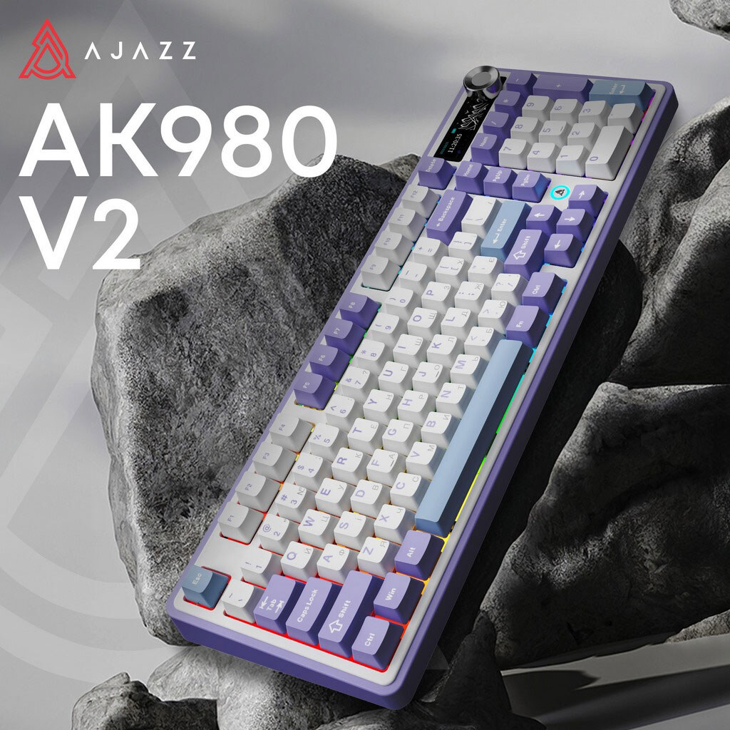 Клавиатура Ajazz AK980 V2, Белый - № 4 Клавиатура Ajazz AK980 V2, Белый - № 4