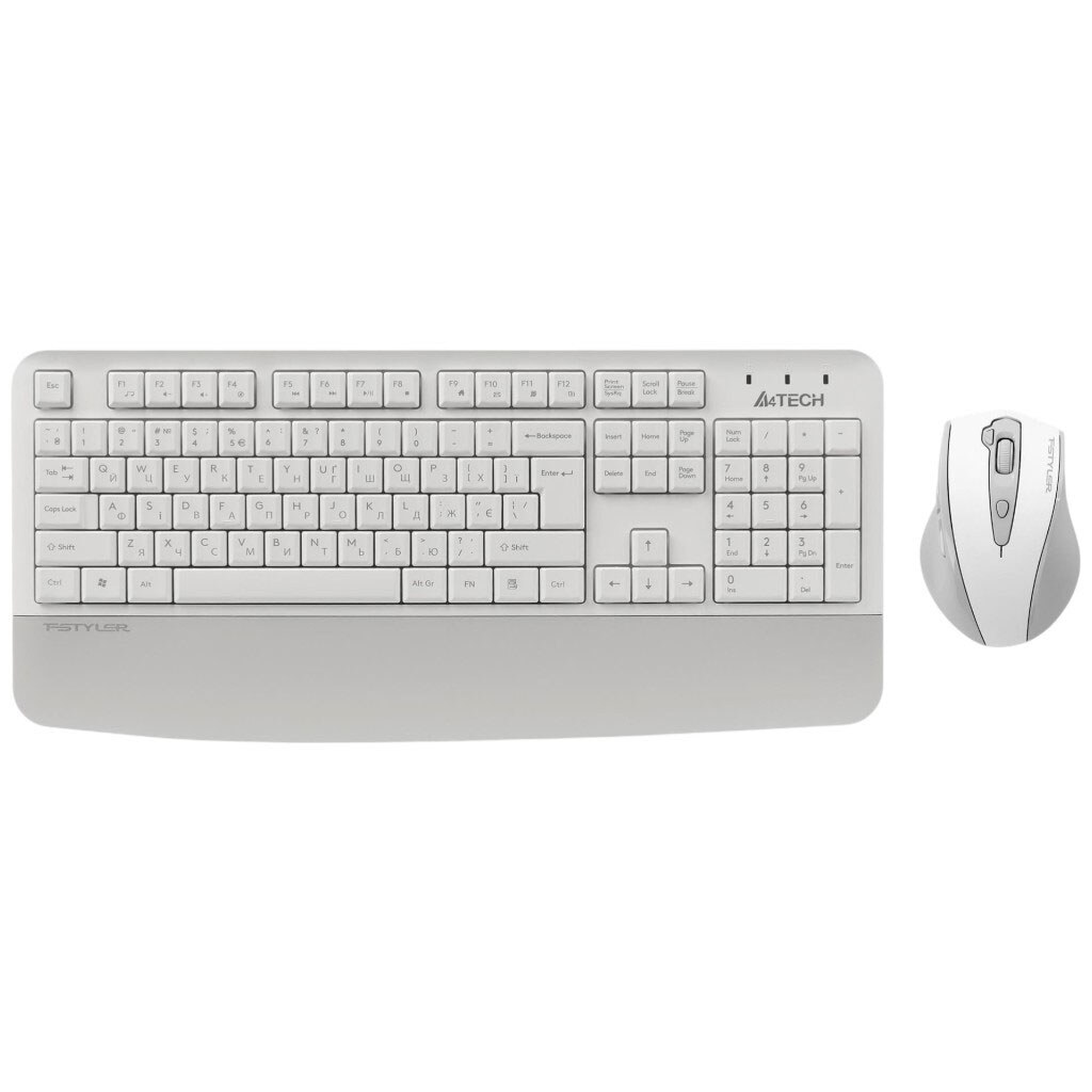 Клавиатура и мышь A4Tech Fstyler FG2500S Plus, Белый - № 1 Клавиатура и мышь A4Tech Fstyler FG2500S Plus, Белый - № 1