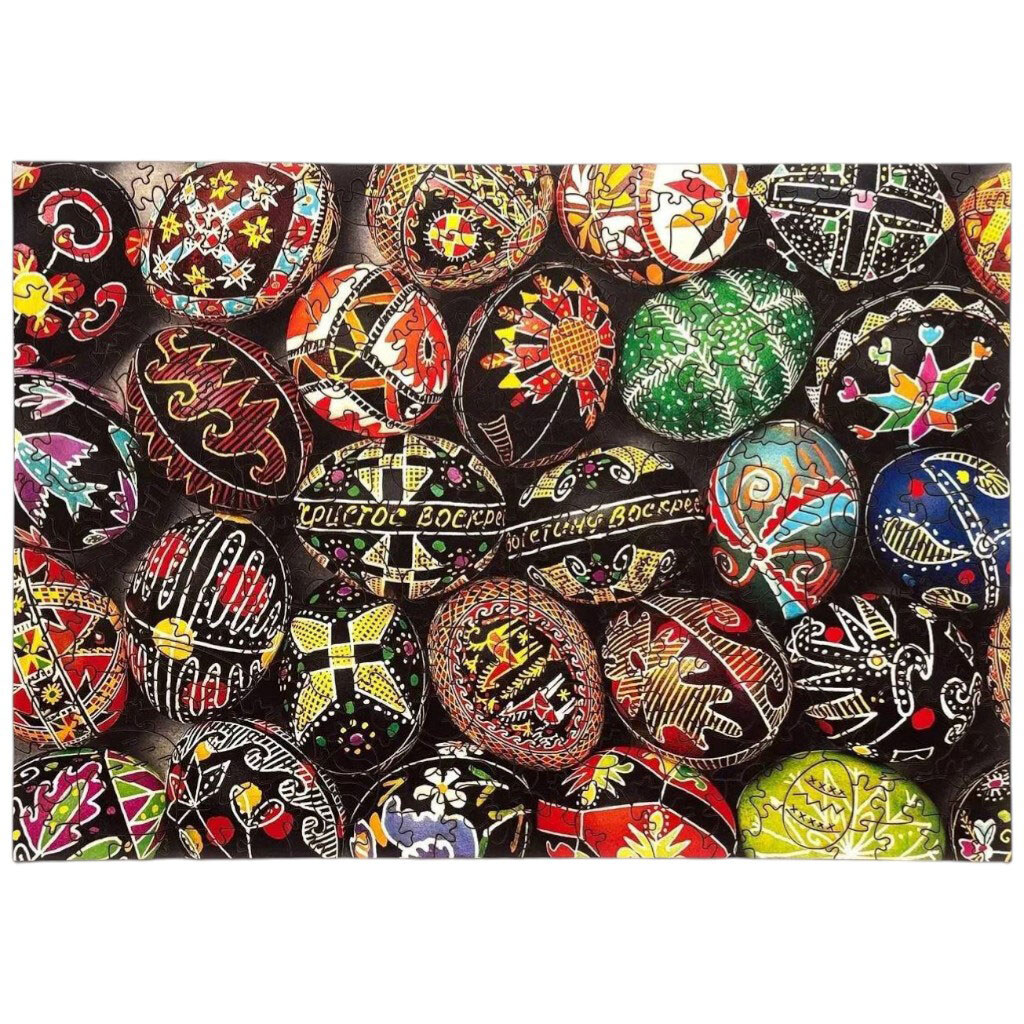 Пазл дерев'яний "Мистецтво писанок Віри Манько", UkrainianPuzzles - № 2 Пазл дерев'яний "Мистецтво писанок Віри Манько", UkrainianPuzzles - № 2