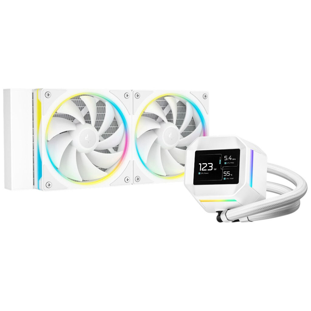 Система водяного охлаждения DeepCool LM240, Белый - № 1 Система водяного охлаждения DeepCool LM240, Белый - № 1