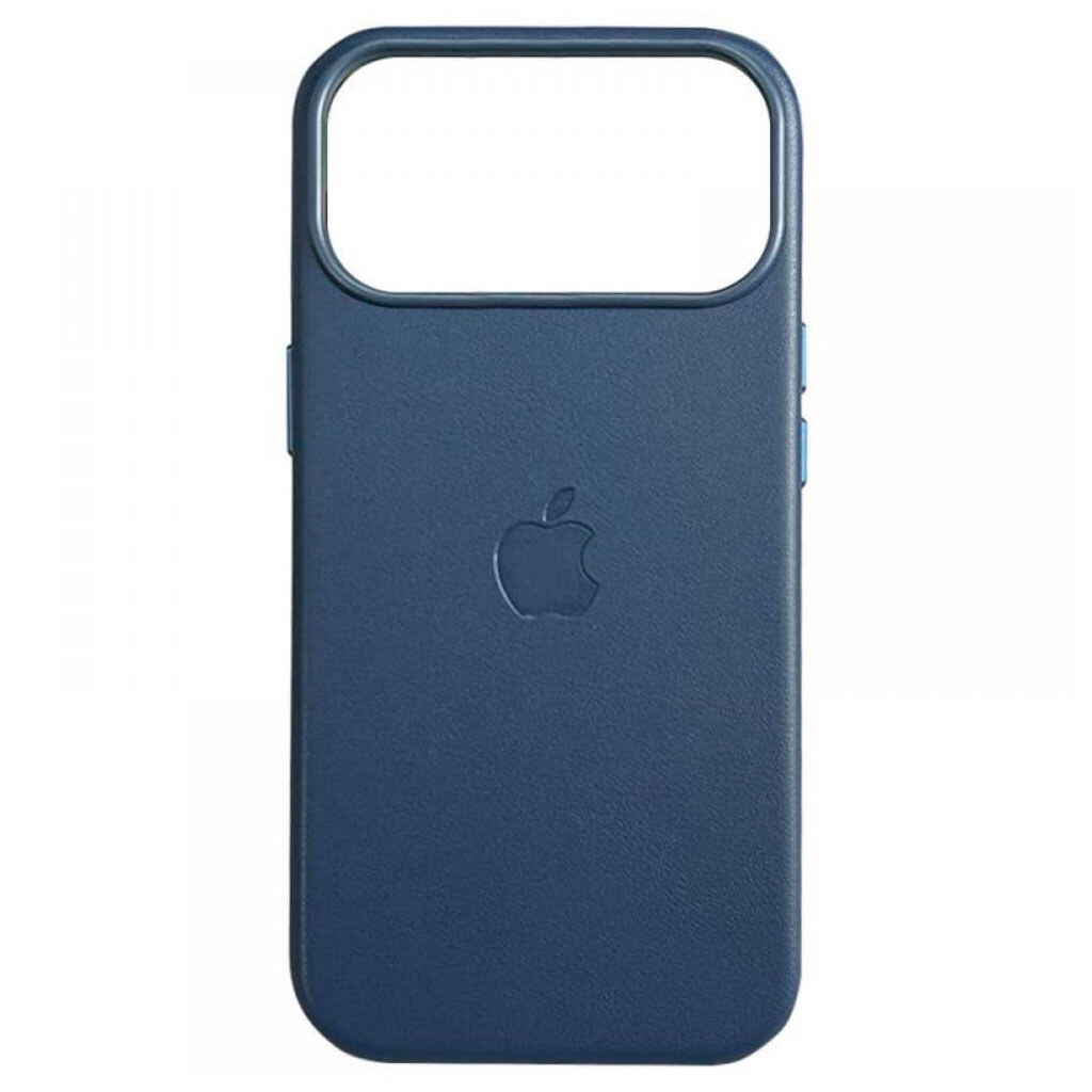 Чохол (накладка) Apple iPhone 17 Pro, Leather Case Color, MagSafe, Синій - № 1 Чохол (накладка) Apple iPhone 17 Pro, Leather Case Color, MagSafe, Синій - № 1