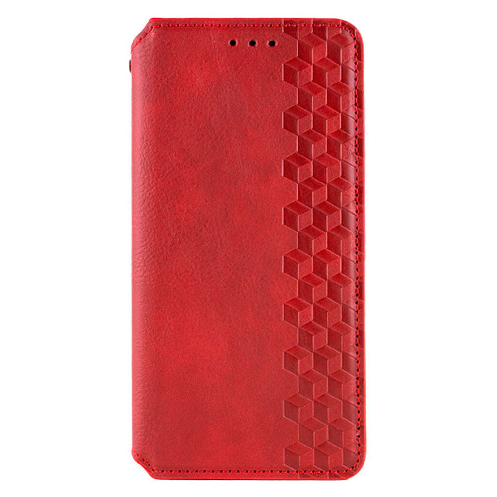 Чохол (книжка) Xiaomi Redmi Note 9 5G / Redmi Note 9T, GETMAN Cubic, Червоний - № 1 Чохол (книжка) Xiaomi Redmi Note 9 5G / Redmi Note 9T, GETMAN Cubic, Червоний - № 1