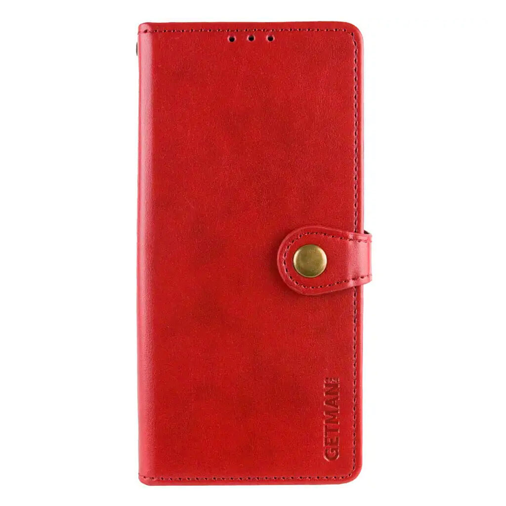 Чехол (книжка) Motorola Moto G56 5G, GETMAN Gallant, Красный - № 1 Чехол (книжка) Motorola Moto G56 5G, GETMAN Gallant, Красный - № 1