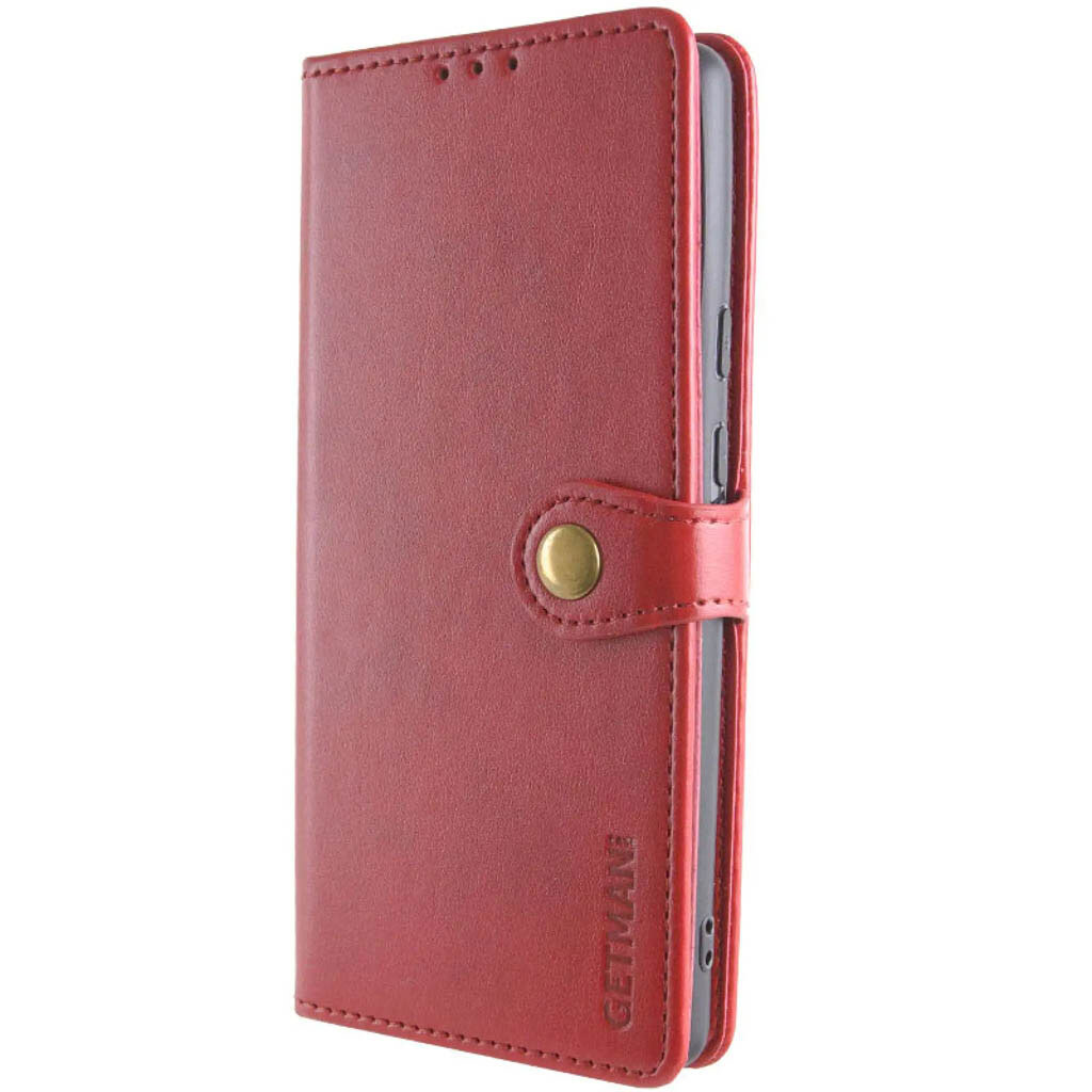 Чехол (книжка) Motorola Moto G56 5G, GETMAN Gallant, Красный - № 2 Чехол (книжка) Motorola Moto G56 5G, GETMAN Gallant, Красный - № 2