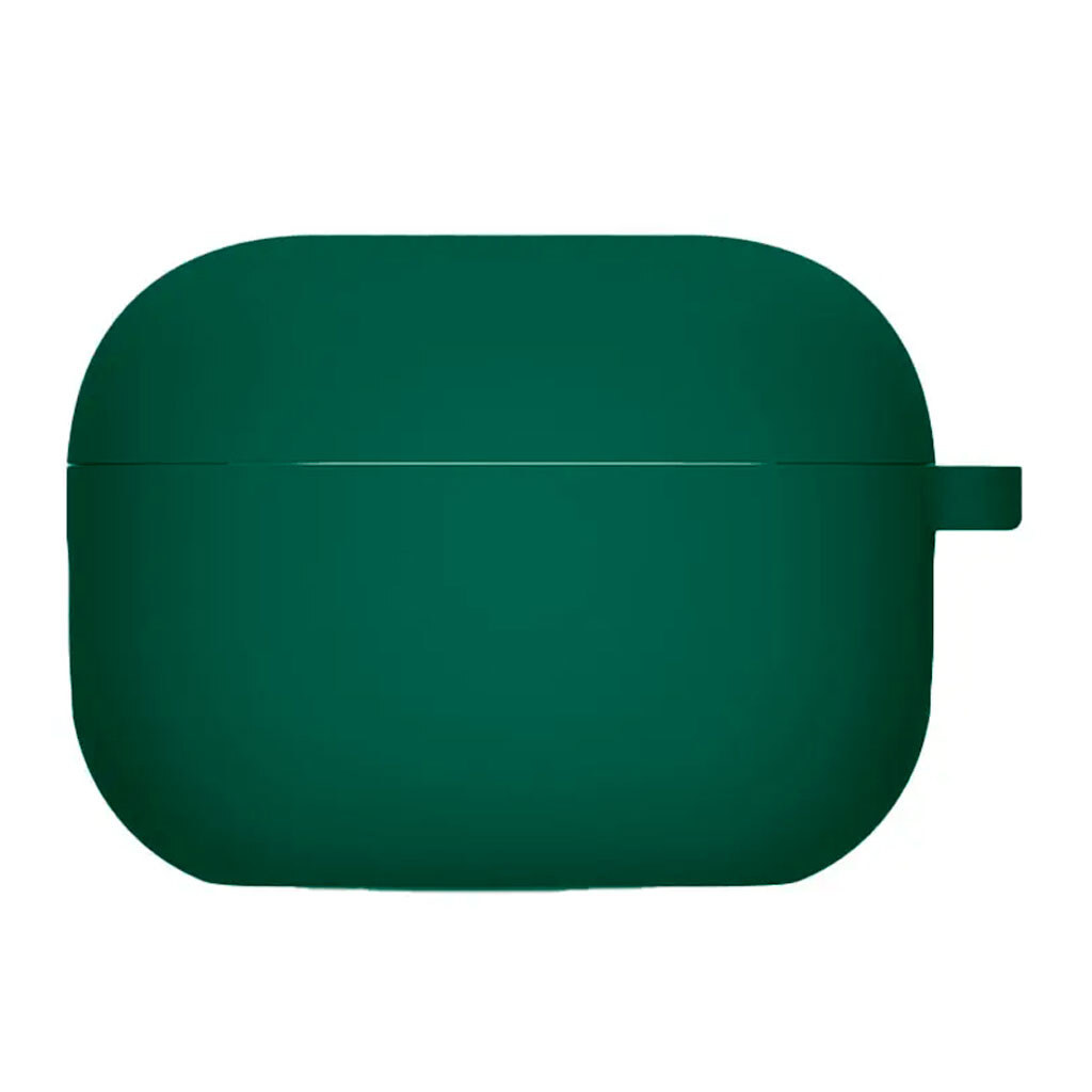 Чехол (накладка) Apple AirPods Pro 3, Silicone Classic Case, Pine Green, Зеленый - № 1 Чехол (накладка) Apple AirPods Pro 3, Silicone Classic Case, Pine Green, Зеленый - № 1