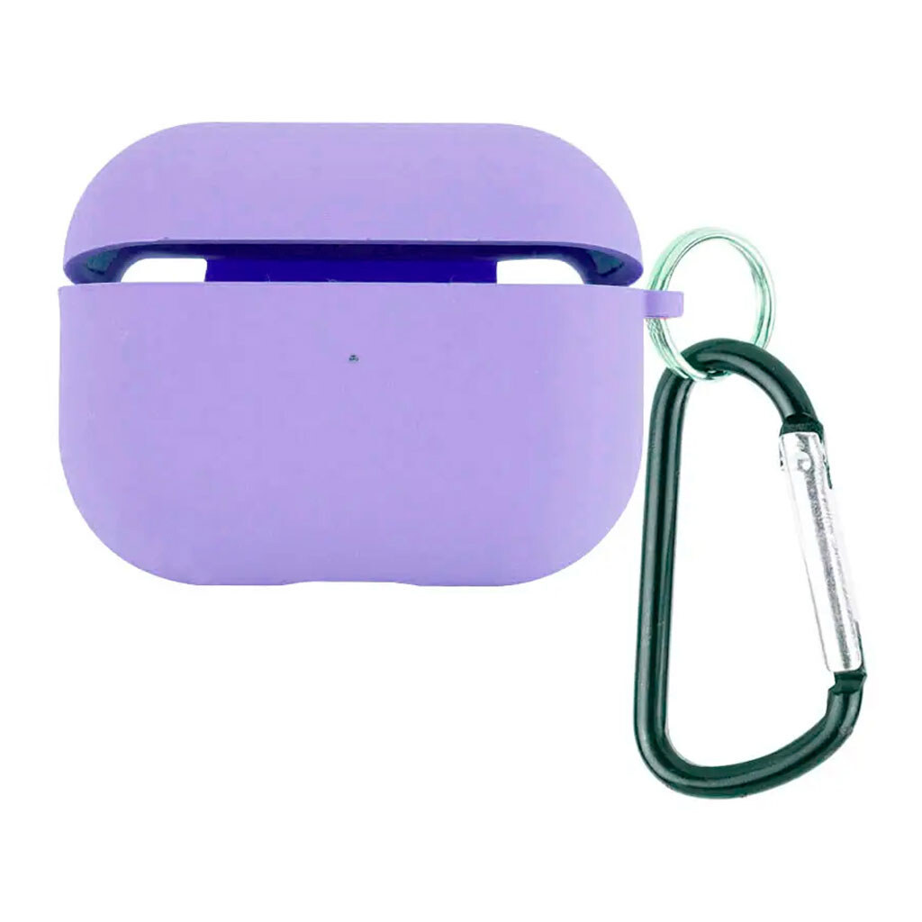 Чехол (накладка) Apple AirPods Pro 3, Silicone Classic Case, Dasheen, Сиреневый - № 1 Чехол (накладка) Apple AirPods Pro 3, Silicone Classic Case, Dasheen, Сиреневый - № 1