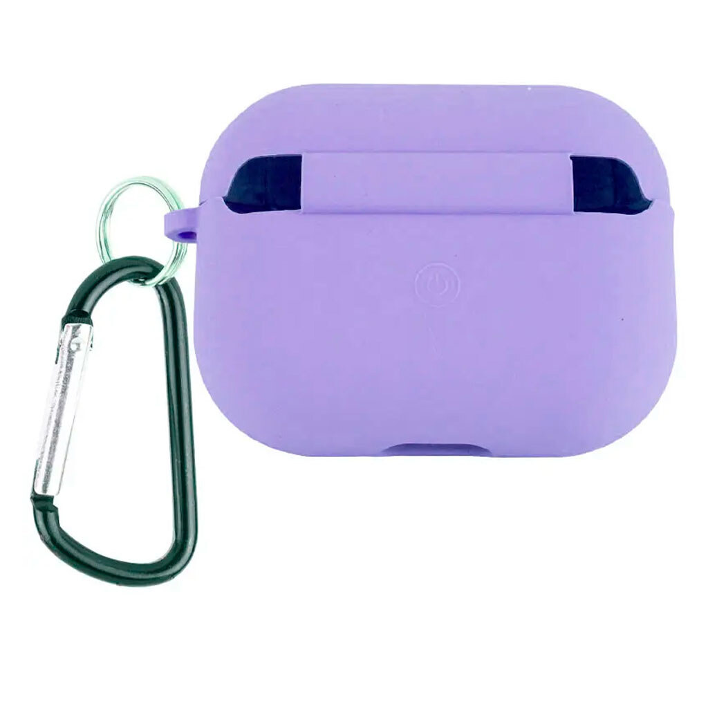 Чехол (накладка) Apple AirPods Pro 3, Silicone Classic Case, Dasheen, Сиреневый - № 2 Чехол (накладка) Apple AirPods Pro 3, Silicone Classic Case, Dasheen, Сиреневый - № 2