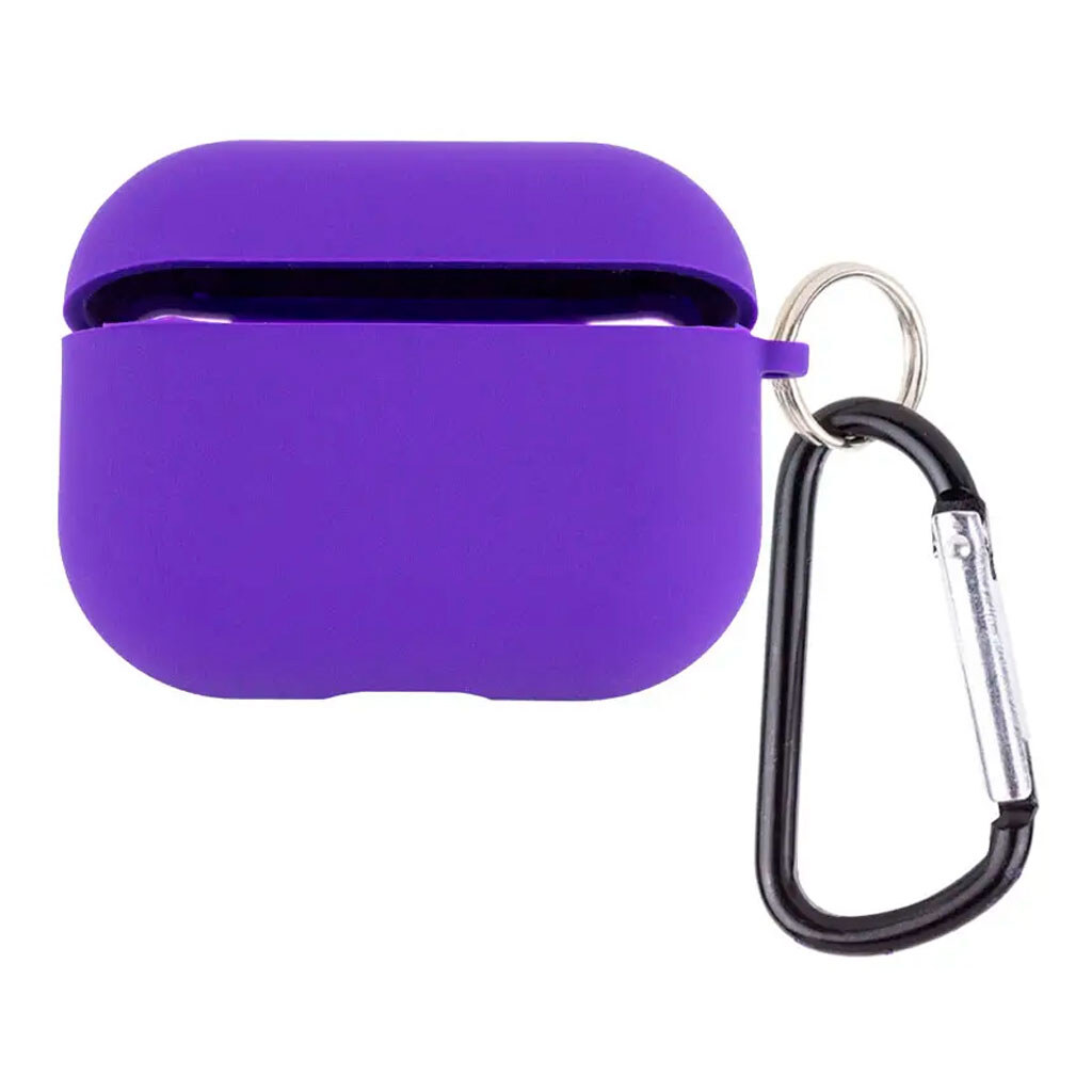 Чехол (накладка) Apple AirPods Pro 3, Silicone Classic Case, Ultra Violet, Фиолетовый - № 1 Чехол (накладка) Apple AirPods Pro 3, Silicone Classic Case, Ultra Violet, Фиолетовый - № 1