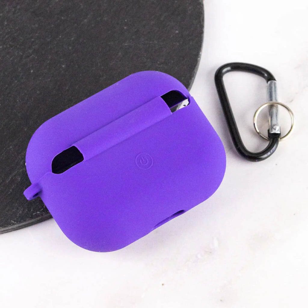 Чехол (накладка) Apple AirPods Pro 3, Silicone Classic Case, Ultra Violet, Фиолетовый - № 3 Чехол (накладка) Apple AirPods Pro 3, Silicone Classic Case, Ultra Violet, Фиолетовый - № 3