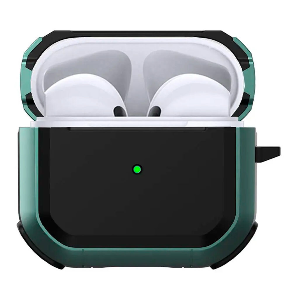 Чехол (накладка) Apple AirPods Pro 3, Epik Black Edition, Apple Green, Зеленый - № 2 Чехол (накладка) Apple AirPods Pro 3, Epik Black Edition, Apple Green, Зеленый - № 2