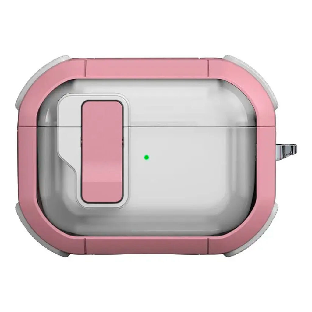 Чехол (накладка) Apple AirPods Pro 3, Epik Locking Button, Розовый - № 1 Чехол (накладка) Apple AirPods Pro 3, Epik Locking Button, Розовый - № 1