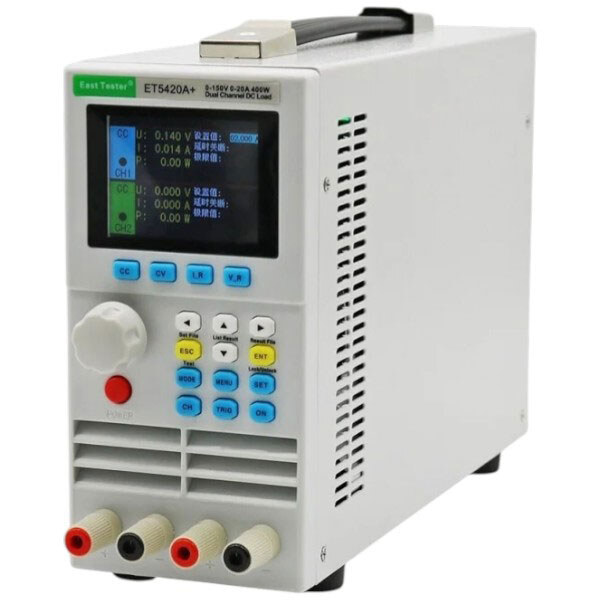 Двоканальне електронне навантаження постійного струму 200Wx2,150V, ET5420 - № 1 Двоканальне електронне навантаження постійного струму 200Wx2,150V, ET5420 - № 1