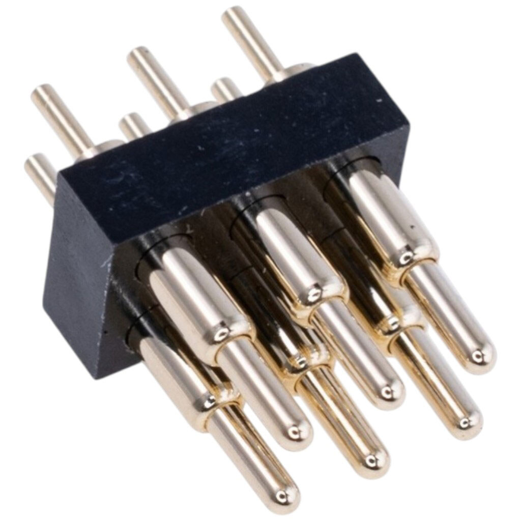 Контакт "POGO" пружинний, DIP PG1.8-11.5-3.0-W0.6-2.5-6P-2.54PH-2.5H-2R - № 1 Контакт "POGO" пружинний, DIP PG1.8-11.5-3.0-W0.6-2.5-6P-2.54PH-2.5H-2R - № 1