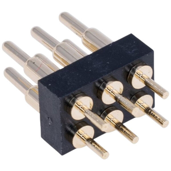 Контакт "POGO" пружинний, DIP PG1.8-11.5-3.0-W0.6-2.5-6P-2.54PH-2.5H-2R - № 2 Контакт "POGO" пружинний, DIP PG1.8-11.5-3.0-W0.6-2.5-6P-2.54PH-2.5H-2R - № 2