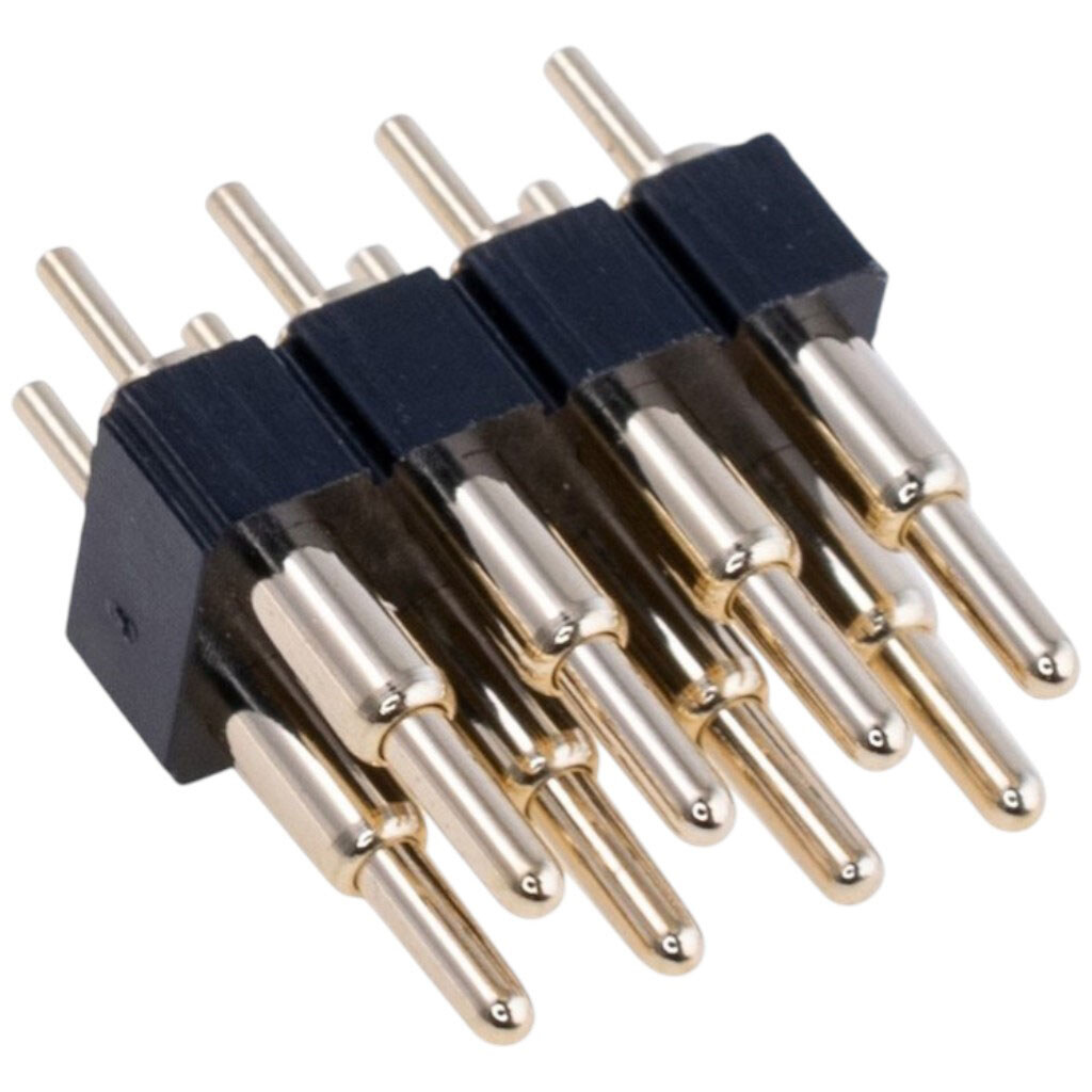 Контакт "POGO" пружинний, DIP PG1.8-11.5-3.0-W0.6-2.5-8P-2.54PH-2.5H-2R - № 1 Контакт "POGO" пружинний, DIP PG1.8-11.5-3.0-W0.6-2.5-8P-2.54PH-2.5H-2R - № 1