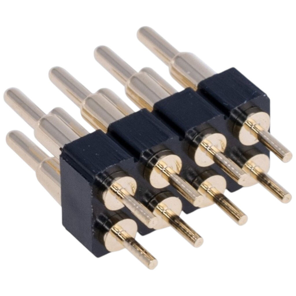 Контакт "POGO" пружинний, DIP PG1.8-11.5-3.0-W0.6-2.5-8P-2.54PH-2.5H-2R - № 2 Контакт "POGO" пружинний, DIP PG1.8-11.5-3.0-W0.6-2.5-8P-2.54PH-2.5H-2R - № 2