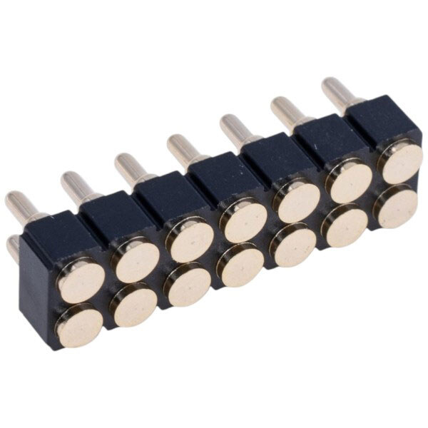 Контакт "POGO" пружинний, SMT PG2.0-6.0-2.0-14P-2.54PH-2.5H-2R - № 2 Контакт "POGO" пружинний, SMT PG2.0-6.0-2.0-14P-2.54PH-2.5H-2R - № 2